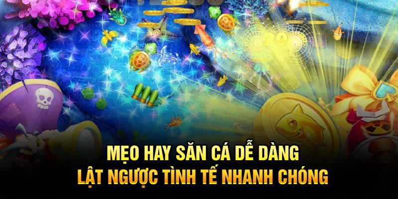 Mẹo hay săn cá dễ dàng, lật ngược tình tế nhanh chóng