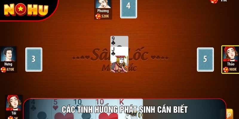 Các tình huống phát sinh cần biết