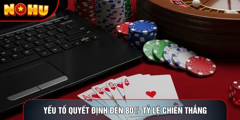 Yếu tố quyết định đến 80% tỷ lệ chiến thắng